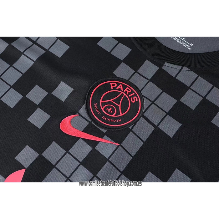 Camiseta de Entrenamiento Paris Saint-Germain 22-23 Sin Mangas Negro y Gris